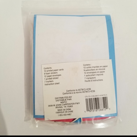 Valentines Day Kids Craft, Valentine Card Kit, Sticker Activity - Picture 3 of 7